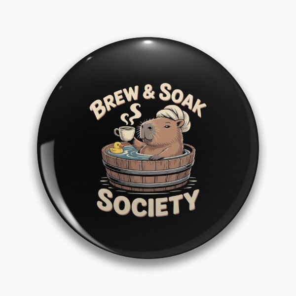 Item preview, Brew & Soak Society Capybara Coffee Hot Tub designed and sold by KingsLife1994.
