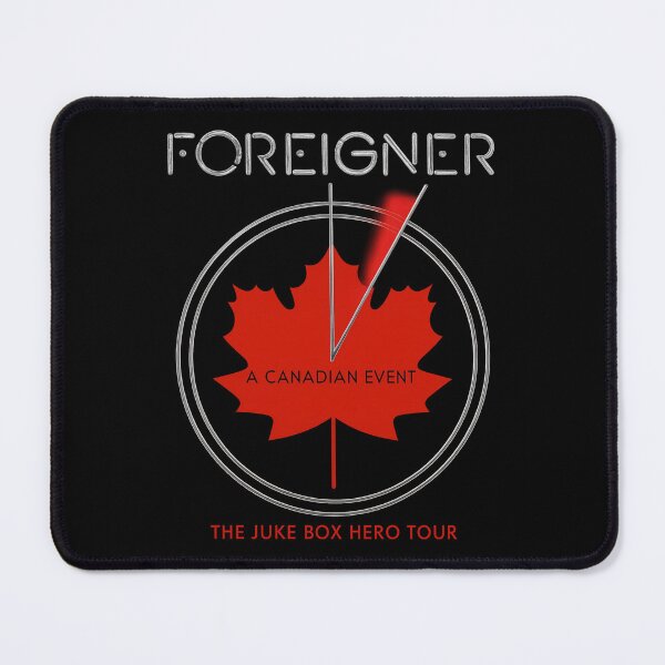 Item preview, Foreigner – A Canadian Event: Juke Box Hero Tour (Maple Leaf Clock) designed and sold by ketttitisandnon.
