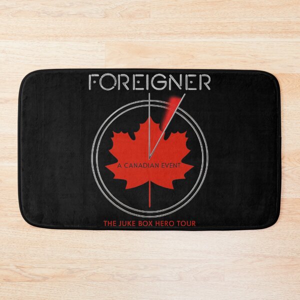 Item preview, Foreigner – A Canadian Event: Juke Box Hero Tour (Maple Leaf Clock) designed and sold by ketttitisandnon.