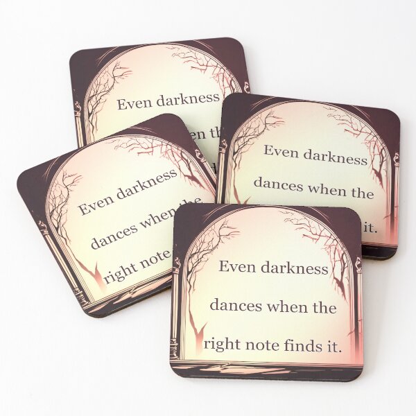 Item preview, Even darkness dances when the right note finds it. designed and sold by vagar.