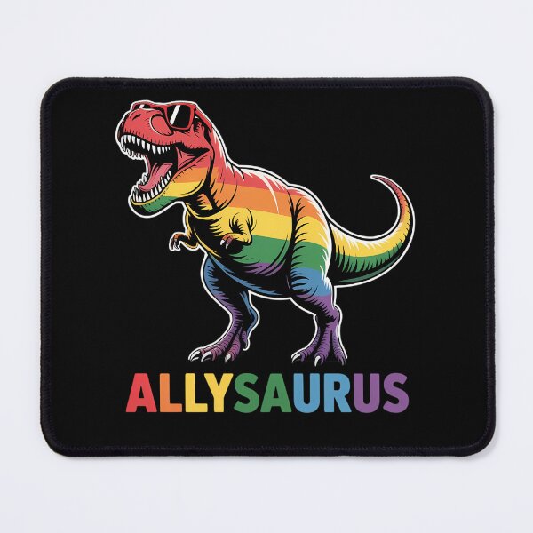 Item preview, Allysaurus Dinosaur Rainbow Flag For Ally LGBT Pride designed and sold by Formatage.