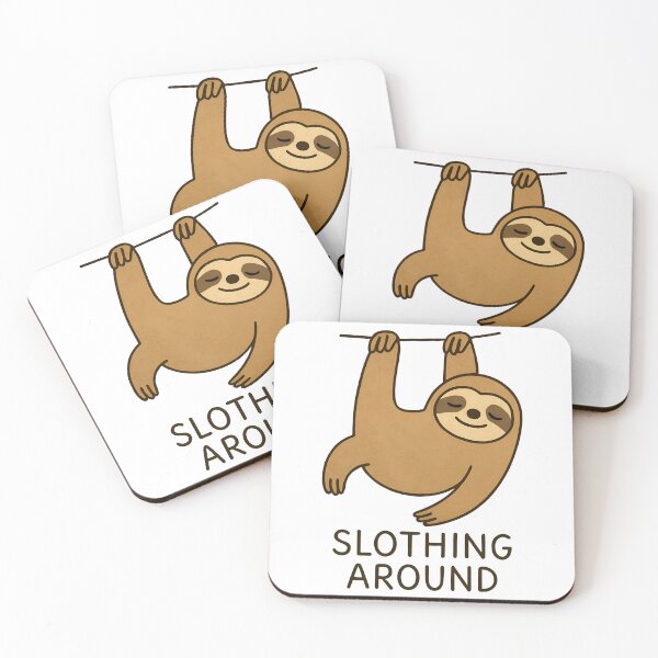 Item preview, Slothing Around Funny Sloth Pun – Cute Lazy Animal designed and sold by Imaginationbeyond.