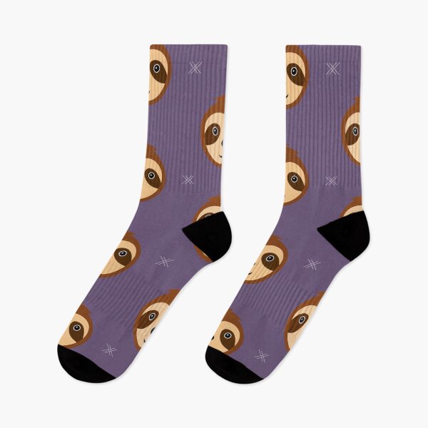 Item preview, Sloth heads on purple designed and sold by reneesillus.