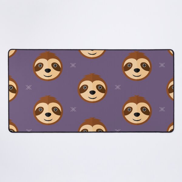 Item preview, Sloth heads on purple designed and sold by reneesillus.