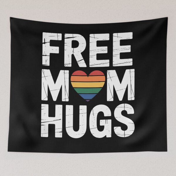 Item preview, Free Mom Hugs, Free Mom Hugs Rainbow Gay Pride designed and sold by Formatage.