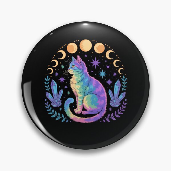 Item preview, Gay Pride Month Cat Moon Phases LGBTQ Ally Rainbow Men Women designed and sold by Formatage.