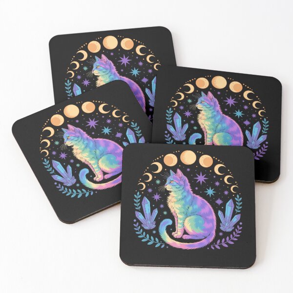 Item preview, Gay Pride Month Cat Moon Phases LGBTQ Ally Rainbow Men Women designed and sold by Formatage.