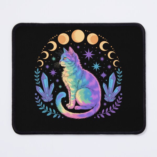 Item preview, Gay Pride Month Cat Moon Phases LGBTQ Ally Rainbow Men Women designed and sold by Formatage.