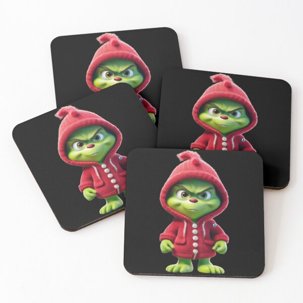 Aperçu de l'œuvre Grinch – Illustration parodique mignonne d'un petit personnage de Noël créée et vendue par NoemiDonaldson.