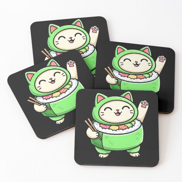 Item preview, Funny Cat Wasabi Costume Sushi Anime Cosplay  designed and sold by TalalosART.