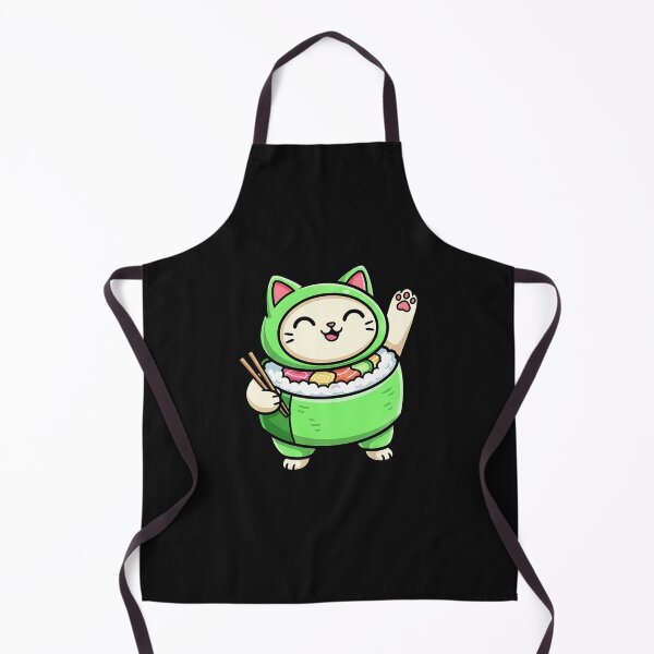 Item preview, Funny Cat Wasabi Costume Sushi Anime Cosplay designed and sold by TalalosART.
