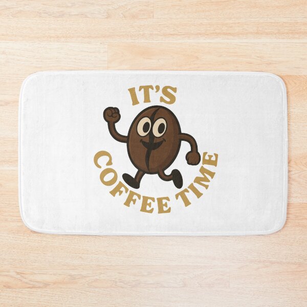 Item preview, It’s Coffee Time – Retro Coffee Bean Design designed and sold by R77shop.