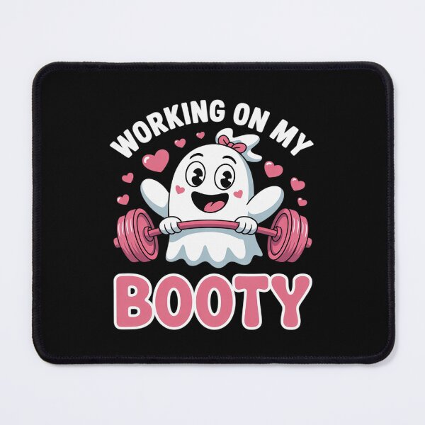 Item preview, Working On My Booty Boo-Ty Ghost Boo Gym Lover Halloween 1 designed and sold by HuValverdeArt.