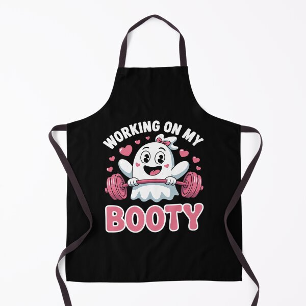 Item preview, Working On My Booty Boo-Ty Ghost Boo Gym Lover Halloween 1 designed and sold by HuValverdeArt.