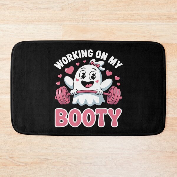 Item preview, Working On My Booty Boo-Ty Ghost Boo Gym Lover Halloween 1  designed and sold by HuValverdeArt.