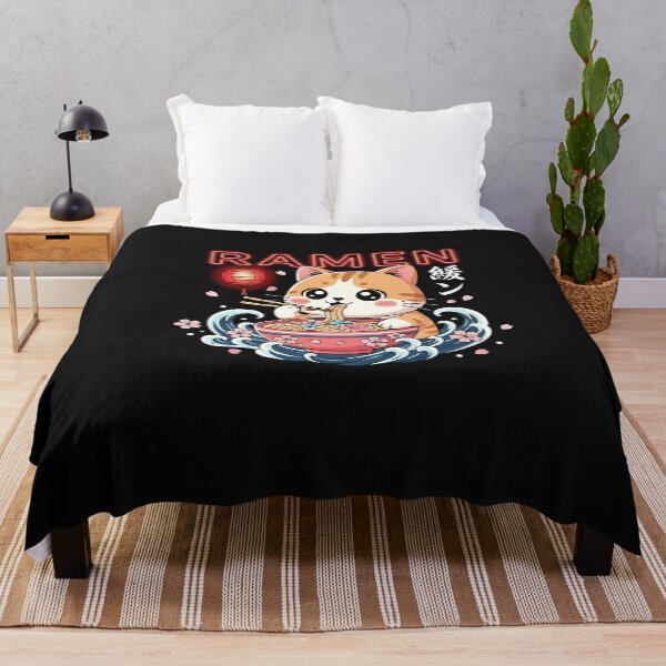 Item preview, Funny Cat Ramen Graphic Tee Japanese Kawaii Anime Noodle designed and sold by TalalosART.