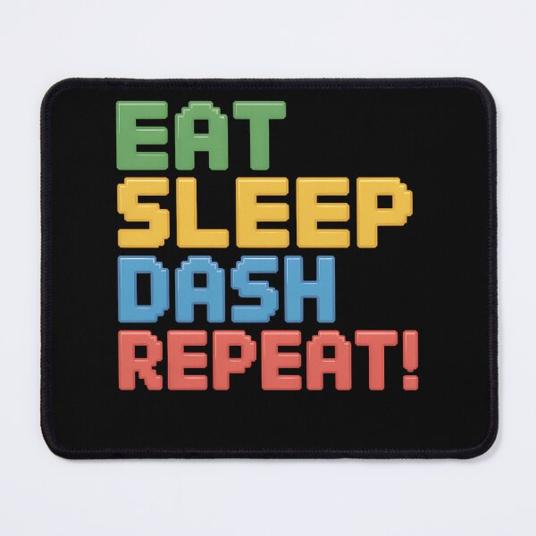 Item preview, Geometry Video Gamer Lover Eat Sleep Dash Repeat! designed and sold by Formatage.