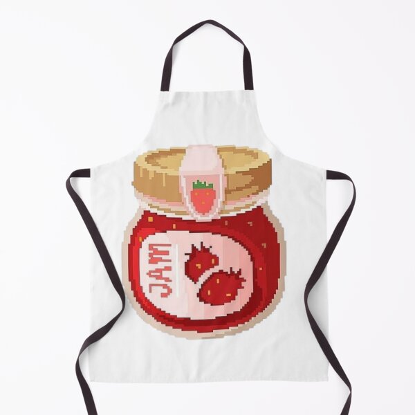 Item preview, Cute strawberry jam pixel designed and sold by croissantback.