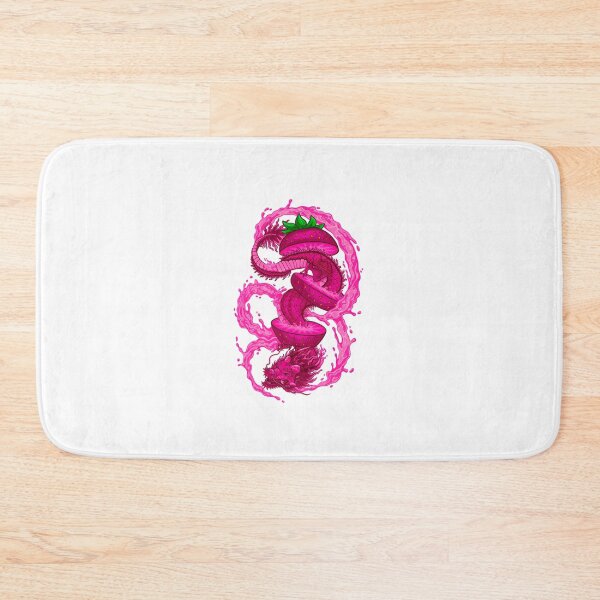 Item preview, Pink Dragon Strawberry Fruit Japanese Pop Art designed and sold by Rantocarollo.