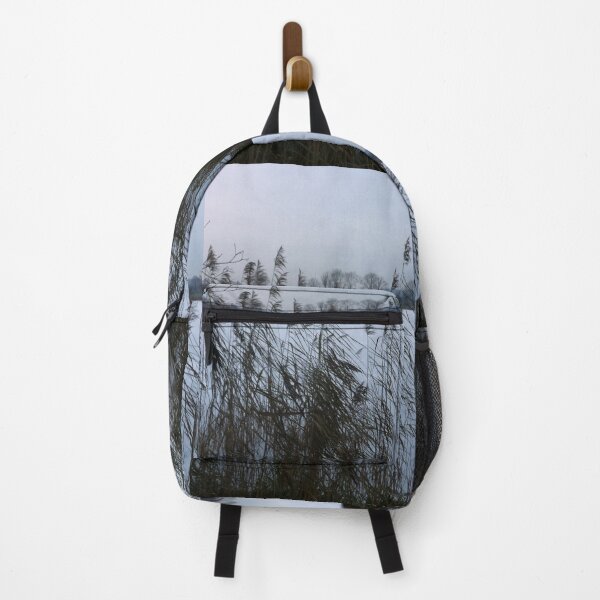 Item preview, Reeds by a frozen lake (vertical) designed and sold by paulboizot.