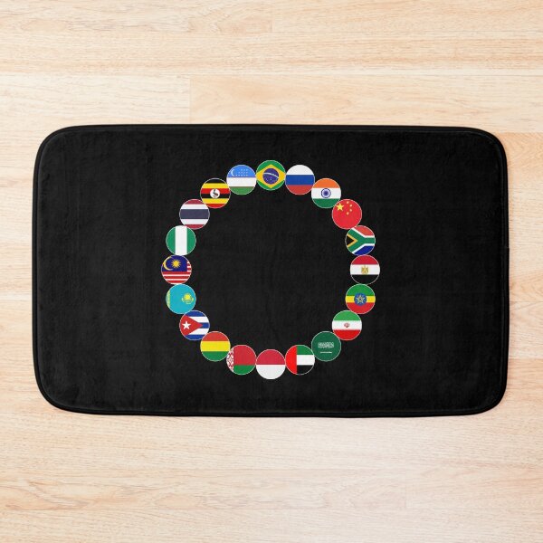 Item preview, BRICS Plus Circles with Country Flags designed and sold by venomousvector.