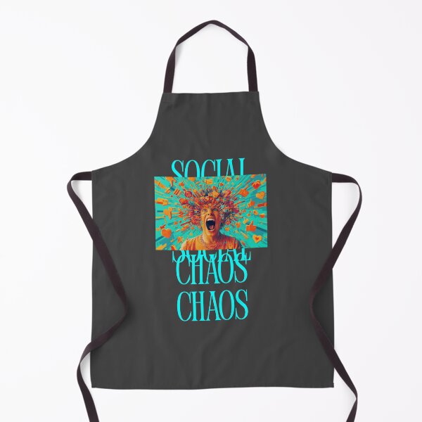 Item preview, Social Media Overload – Notification Chaos Tee designed and sold by EcoArtTees.