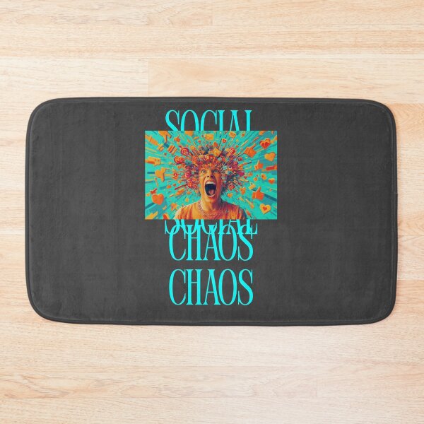 Item preview, Social Media Overload – Notification Chaos Tee designed and sold by EcoArtTees.