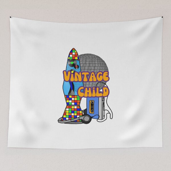 Item preview, Vintage Child – Retro Soul in Technicolor designed and sold by KotexTemu.