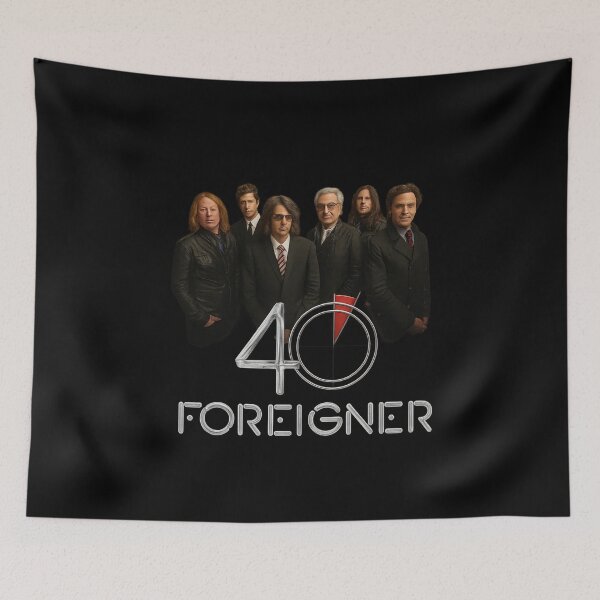 Item preview, Foreigner – 40th Anniversary Lineup (Clock Dial Badge) designed and sold by ketttitisandnon.
