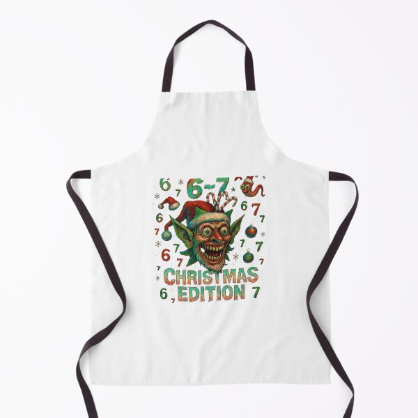 Item preview, 6-7 Christmas Edition Shirt – Viral Meme Brainrot Elf Tee for Gen Z Holiday Chaos designed and sold by FurRealTees.