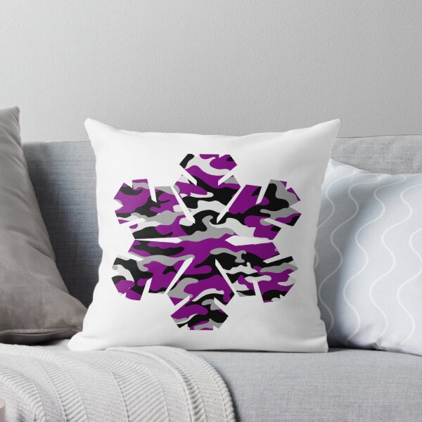 Item preview, Asexual/Demisexual camo 1 snowflake designed and sold by Chasing Autumns.