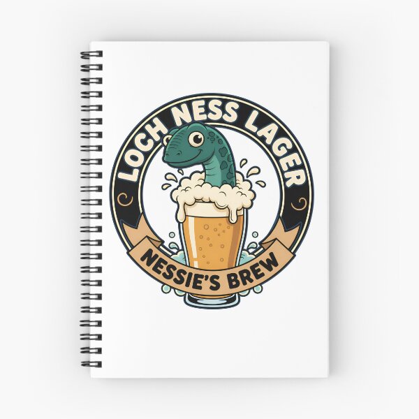 Item preview, Loch Ness Lager – Funny Nessie Beer designed and sold by Imaginationbeyond.