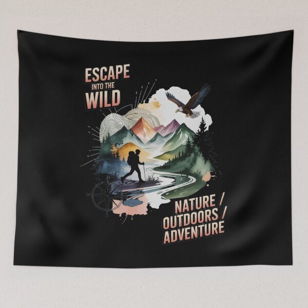 Item preview, sarcastic adventure - dark forest - survival of the weirdest - bear encounter - mentally lost hiker - edgy outdoor - hiking regret - lost in nature - funny national park - overthinking in the woods designed and sold by JansenGS.