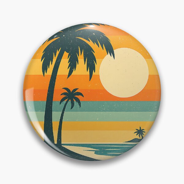 Item preview, Sunset Vibes – Retro Beach Escape designed and sold by Meta Mirage .