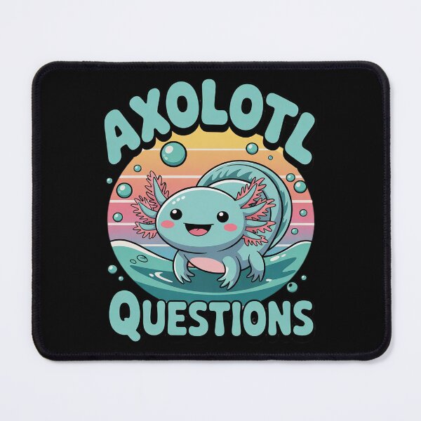 Item preview, Cute I Axolotl Questions Boys Kids Girls Pink Axolotl 2 designed and sold by KonstanKoraner.