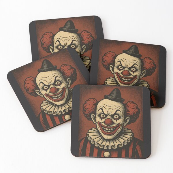 Item preview, Vintage Creepy Clown – Retro Horror Circus Nightmare designed and sold by ZapCat Studio.