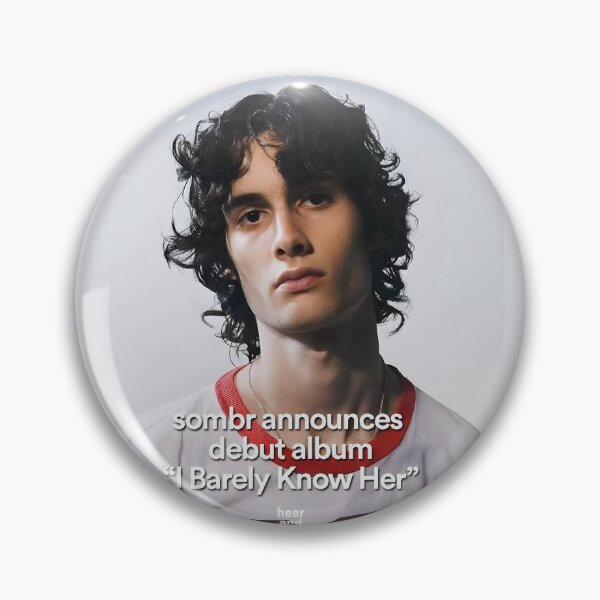 Item preview, SOMBR Debut Album “I Barely Know Her” | Indie Alternative Music Poster designed and sold by solonwmith6.