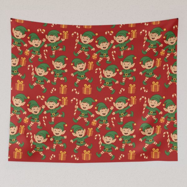 Item preview, Elf Mischief Pattern designed and sold by Signal and Ink.