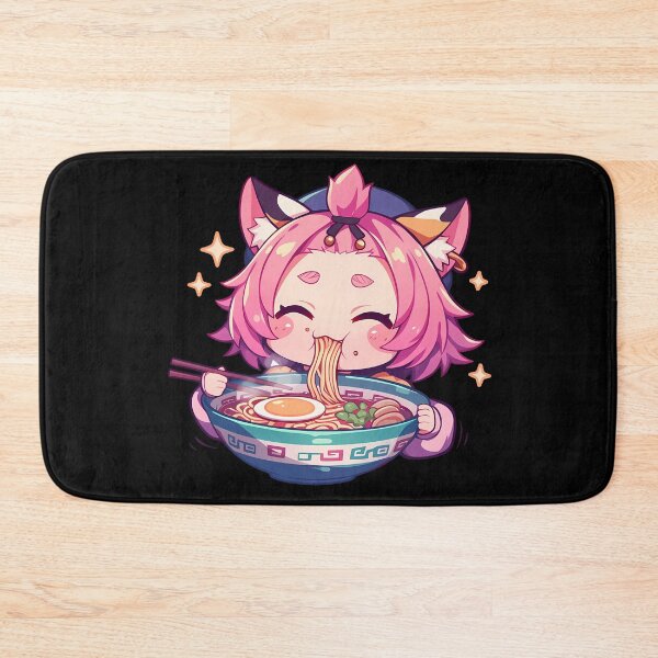 Item preview, Game Diona Kawaii Cat Girl Ramen Genshin Impact Chibi Anime Style designed and sold by Raslbazola.