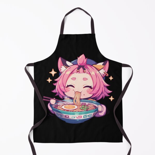 Item preview, Game Diona Kawaii Cat Girl Ramen Genshin Impact Chibi Anime Style designed and sold by Raslbazola.