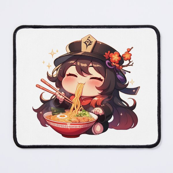 Item preview, Hu Tao Kawaii Ramen Joy Genshin Impact Anime Girl Chibi Cute Style designed and sold by Raslbazola.