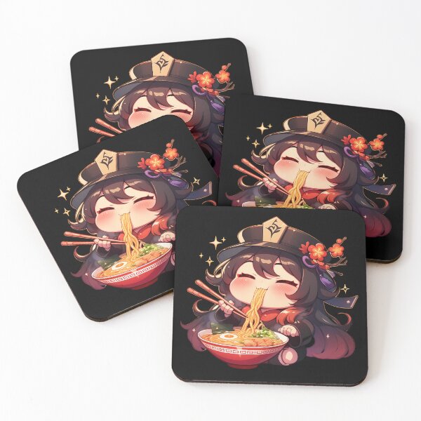Item preview, Hu Tao Kawaii Ramen Joy Genshin Impact Anime Girl Chibi Cute Style designed and sold by Raslbazola.