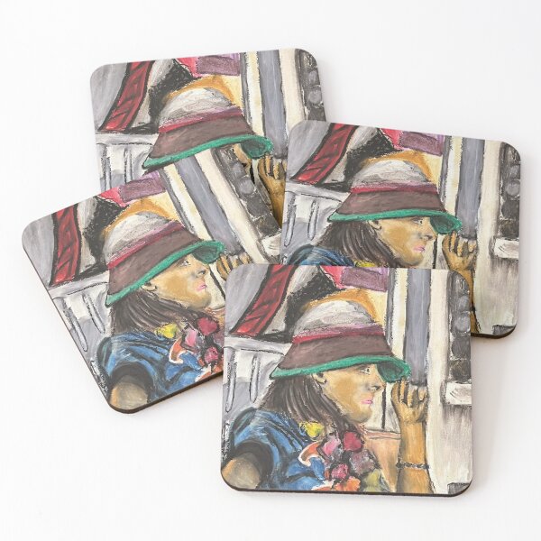 Item preview, Girl in Vivid Hat designed and sold by Alexander Krishchyunas.