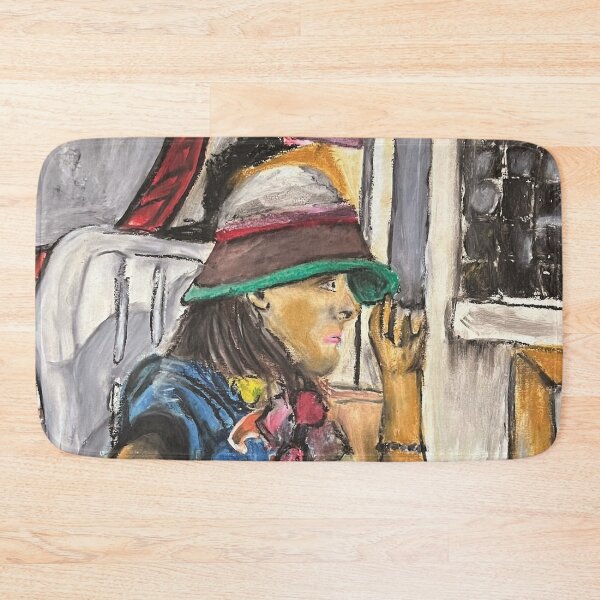 Item preview, Girl in Vivid Hat designed and sold by Alexander Krishchyunas.