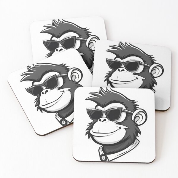 Item preview, Buzz Monkey Swag | Cool Hipster Monkey Face With Sunglasses designed and sold by Binoco.