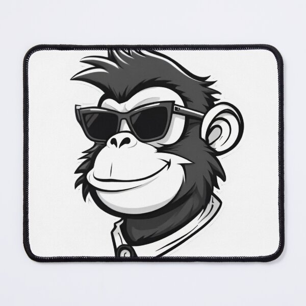 Item preview, Buzz Monkey Swag | Cool Hipster Monkey Face With Sunglasses designed and sold by Binoco.