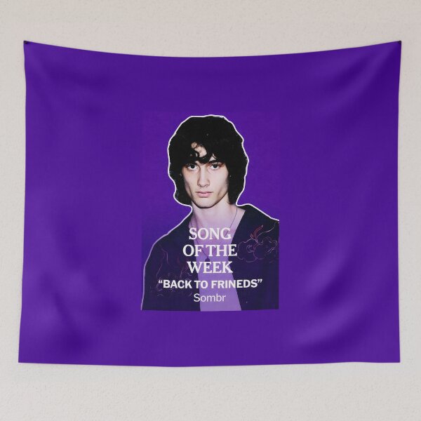 Item preview, Sombr Back to Friends Poster | Indie Pop Song Artwork Design designed and sold by solonwmith6.
