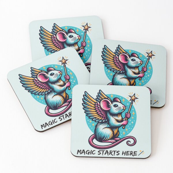 Item preview, Winged Magic Mouse-Fantasy Wonder designed and sold by All About DigiCraft by Fedelina.