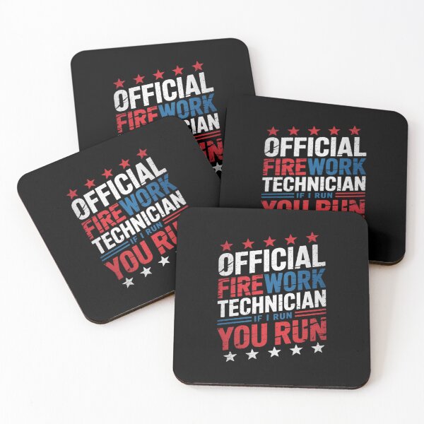 Item preview, Firework Technician 4th Of July USA Pyro-technician  designed and sold by KonstanKoraner.