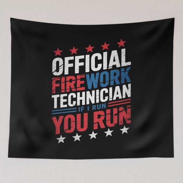 Item preview, Firework Technician 4th Of July USA Pyro-technician  designed and sold by KonstanKoraner.